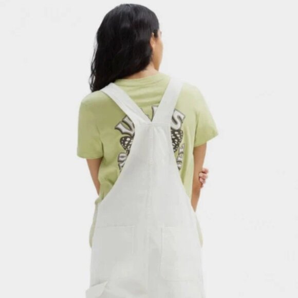 ✨ NWT - VANS "Ground Work" Overalls – Marshmallow White - Size Large✨ NOICE! - Picture 4 of 15